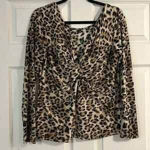 cheetah/leopard top